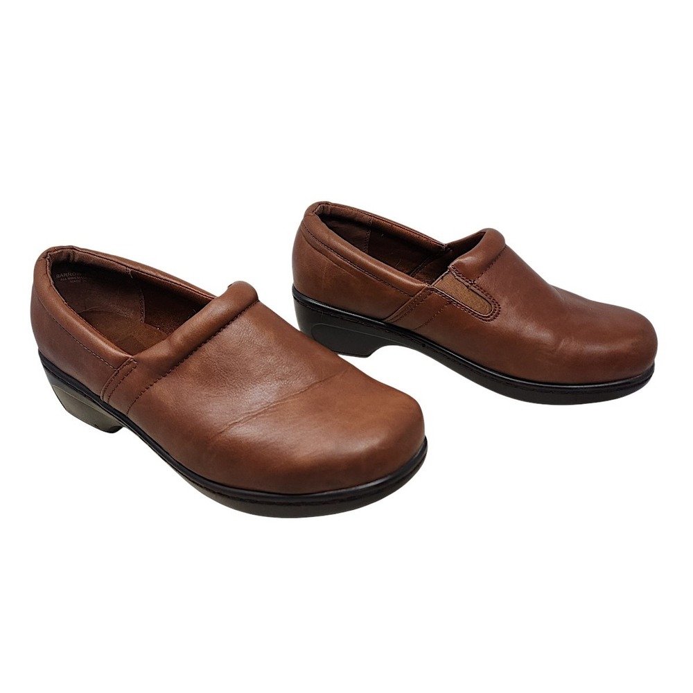 Cloudwalkers Clogs 11W Womens Barrow Brown Slip On Comfort Work Shoes Nursing - Picture 14 of 14
